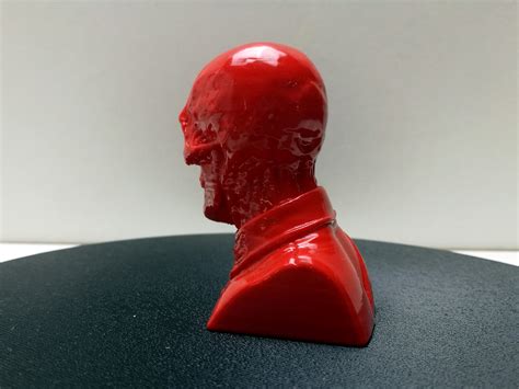 3d Printable Red Skull By Jason Smith