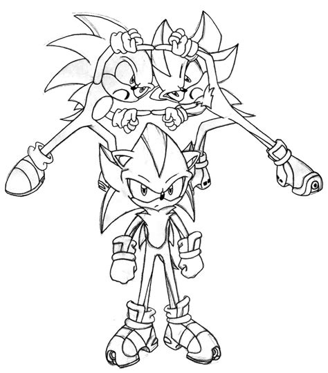 3 Sonic - Sonic Kids Coloring Pages