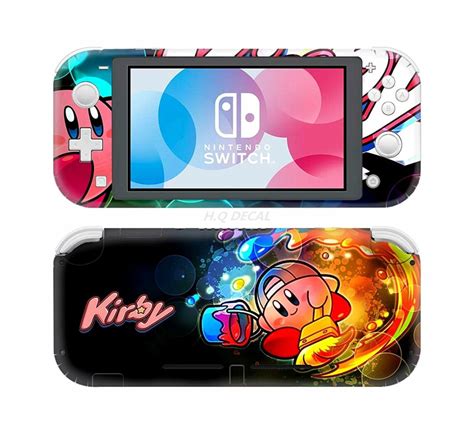 Cute Kirby Nintendo Switch Lite Skin Full Wrap Vinyl Skin For Etsy