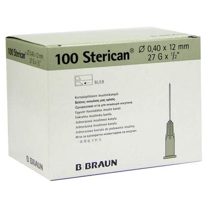 Sterican Ins Einm Kan Gx X Mm St St Online Kaufen