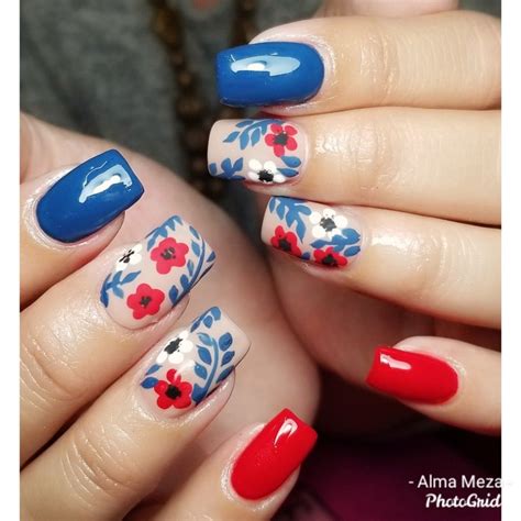 Pin By Desiree Hamann On Random Stuff Flower Nails Floral Nails