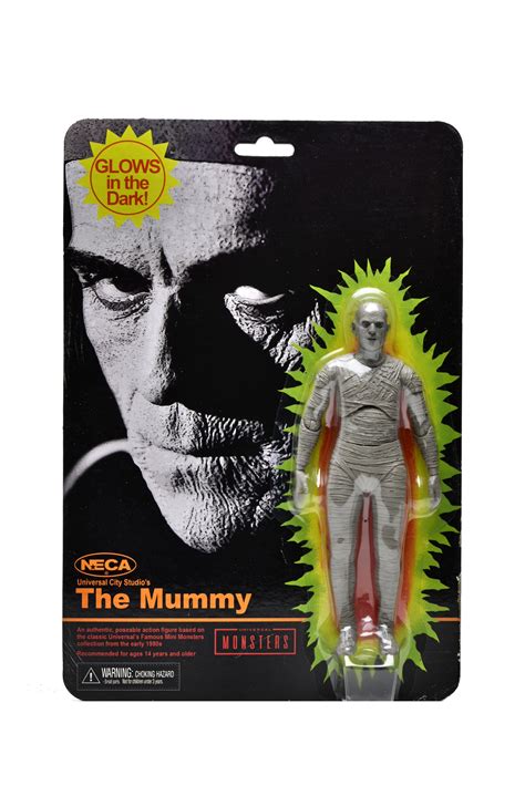 Neca Universal Monsters Retro Glow In The Dark 7 Action Figure Wave