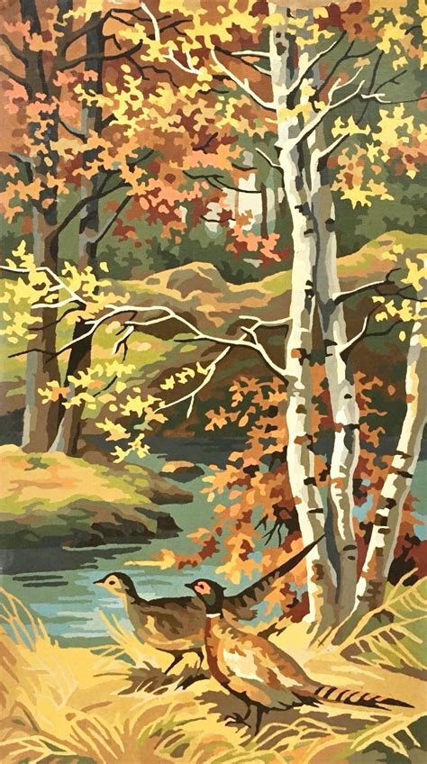 Birch Tree Painting Mural Painting Love Painting Vintage Painting Painting And Drawing Birch