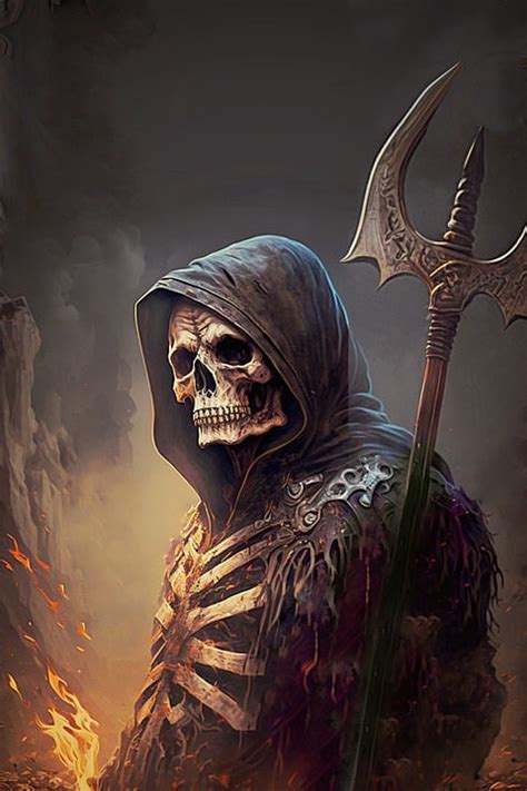 Download Ai Generated, Grim Reaper, Skull. Royalty-Free Stock Illustration Image - Pixabay