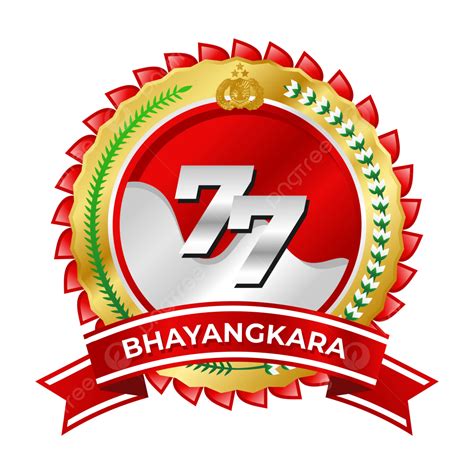 The Official Logo For The 77th Bhayangkara Anniversary In 2023 Vector Bhayangkara Anniversary