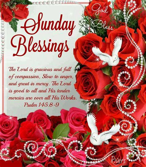 Sunday Blessings Psalm 1458 9 God Bless Blessed Sunday Sunday