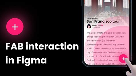 FAB Floating Action Button Interaction In Figma YouTube