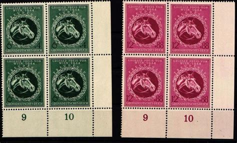 Deutsches Reich 900 901 Postfrisch 4er Block Vom Eckrand MiNr 900 901