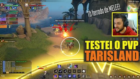 Testei o PVP de TARISLAND Só morri mas gostei YouTube