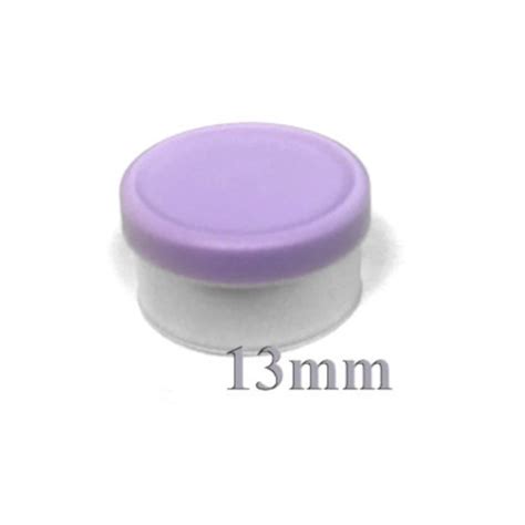 West 13mm Matte Lavender Flip Off Vial Seals