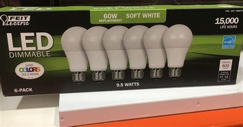 Feit Electric 60-watt Replacement LED Dimmable Bulbs (6 pack) | Costco ...