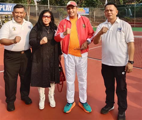 Ketua Presidium FPII Dan Dewan DPI Hadiri Peresmian Lapangan Tenis L