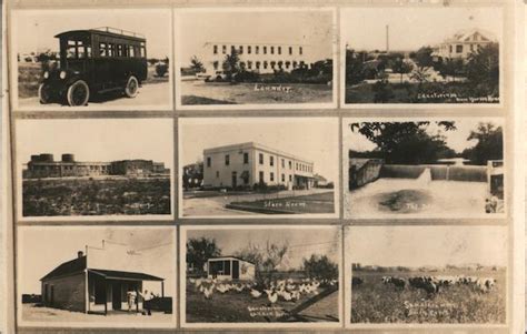 Texas State Tuberculosis Sanatorium Multi View TB Carlsbad, TX Postcard