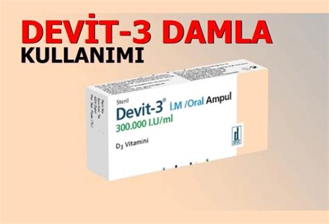 Devit 3 Damla Nasıl Kullanılır