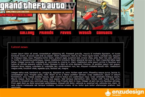 GTA Journal Css By EnzuDes1gn On DeviantArt