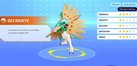 Mejor build para Decidueye en Pokémon Unite objetos set de