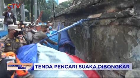 Ganggu Ketertiban Belasan Tenda Pencari Suaka Di Jakpus Dibongkar