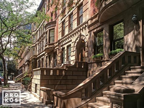 Upper West Side Brownstones Fine Art Photo By Andrew Prokos