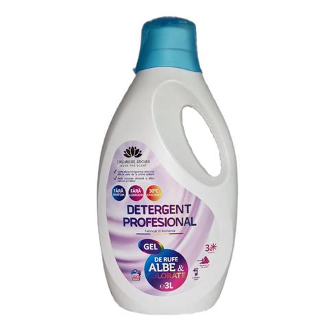 Detergent Profesional Rufe Albe Colorate Cashmere Aroma 3L BunRomanesc Ro