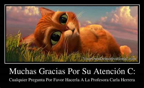 Muchas Gracias Por Su Atenci N C