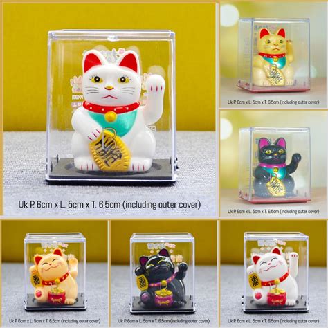 Jual Patung Pajangan Boneka Kucing Hoki Rejeki Rezeki Lucky Cat