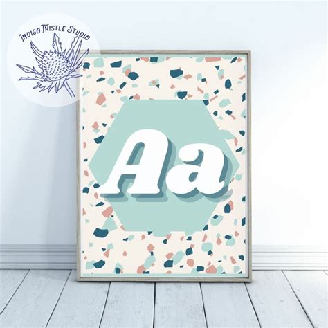 Cute Classroom Alphabet Posters Printable PDF Modern And Neutral