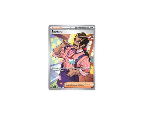 Dresseur Full Art Saguaro Carte Ultra Rare Secr Te Carlate