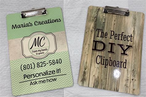 Customized Clipboards - Maria's Creations