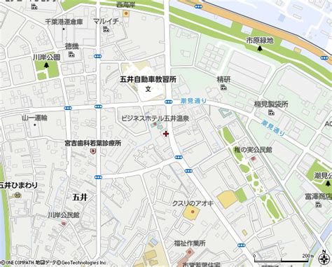 市役所通り（市原市道路名）の住所・地図｜マピオン電話帳