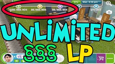 The Sims Freeplay Hack UNLIMITED Simoleons Lifestyle Points YouTube