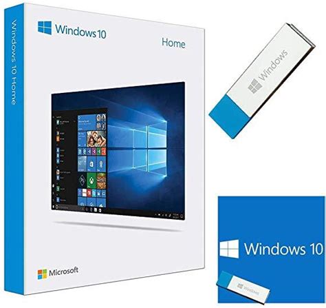 Microsoft Windows 10 Home 32 64bit Retail USB Flash Drive HAJ 00055