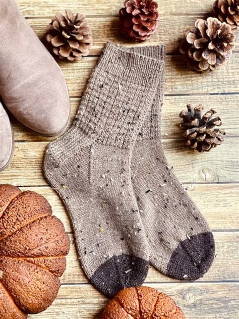 Knitting Pattern Walk In The Woods Socks Knitting Pattern Etsy