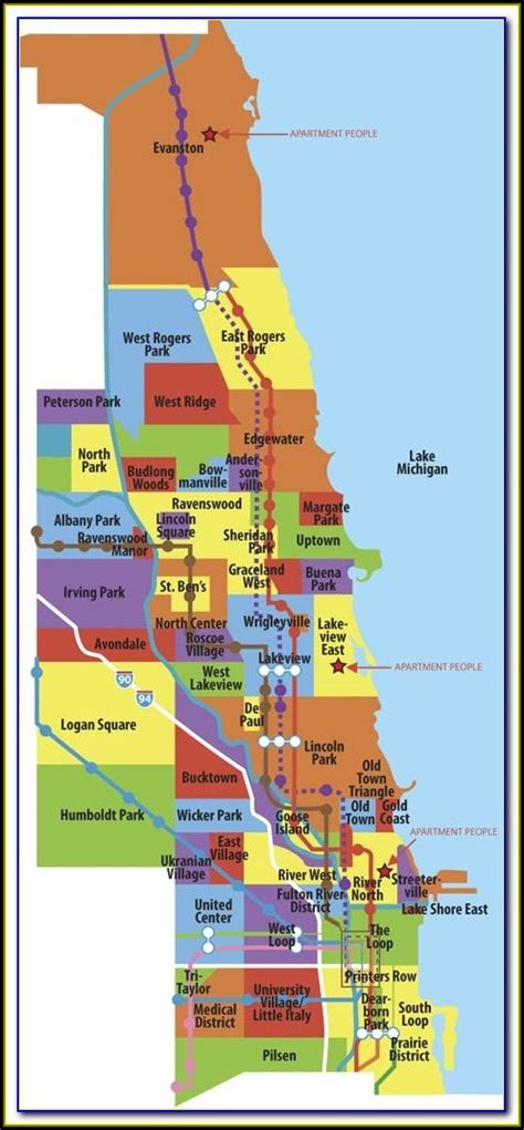 Chicago Area Map Suburbs