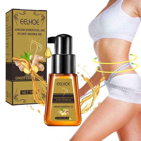 Essential Oil Slimming Ginger Detoxifyings Abdominal Stomach Massage