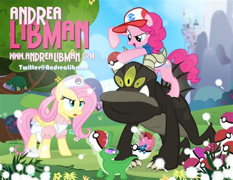 Andrea Libman Pokemon Fluttershy Pinkie Pie by PixelKitties on DeviantArt