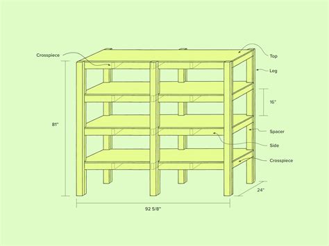 Free Plan And Instructions For Easy Diy Basement Storage Shelves
