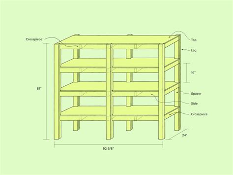 Free Plan And Instructions For Easy Diy Basement Storage Shelves Hunker Basement Storage