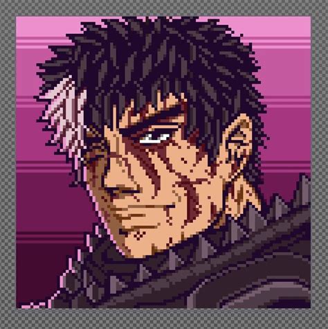 Guts Pixel Art by me : r/Berserk