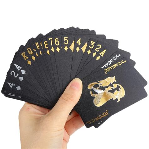 Cartas de póker impermeables cartas de plástico PVC perfectas para