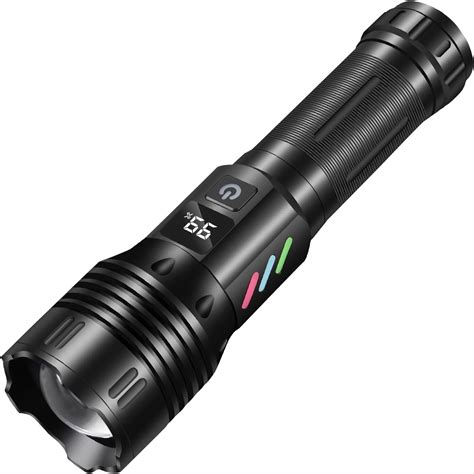 Fuiike Lampe Torche Led Ultra Puissante Lumens Lampe Torche