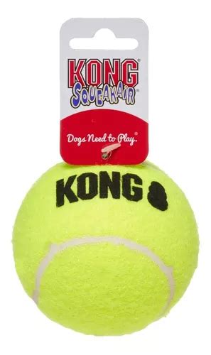 Juguete Perros Kong Pelota Tenis Squeak Air Medium Mediana Cuotas Sin