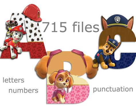 Paw Patrol Alphabet Letters Photos Alphabet Collections Sexiz Pix