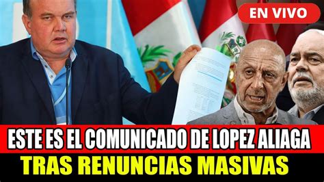 Este Es El Comunicado De Renovaci N Popular Tras Renuncias Masivas