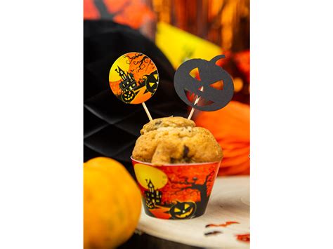 Pikery Na Muffiny Dynie Na Halloween Szt Dobra Cena Sklep