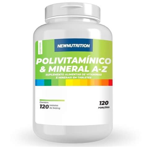 Polivitaminico Mineral A Z NewNutrition 120 Tabletes Centauro