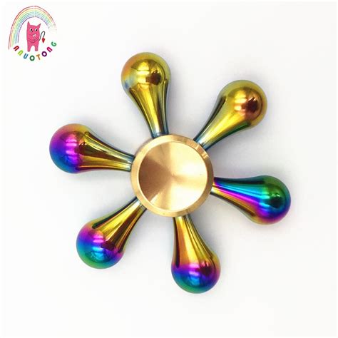 Multicolor Fidget Spinner Metalen Speelgoed Hand S Grandado