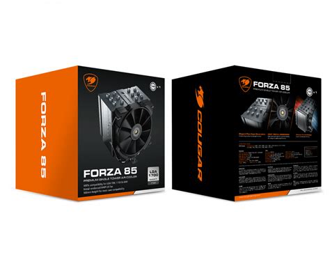 COUGAR FORZA 85 Premium Single Tower Air Cooler Cor CPU LGA 1700