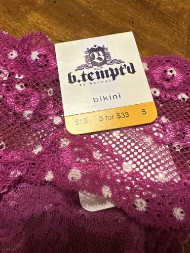 B Temptd By Wacoal Lace Panty Bikini Small Pairs EBay