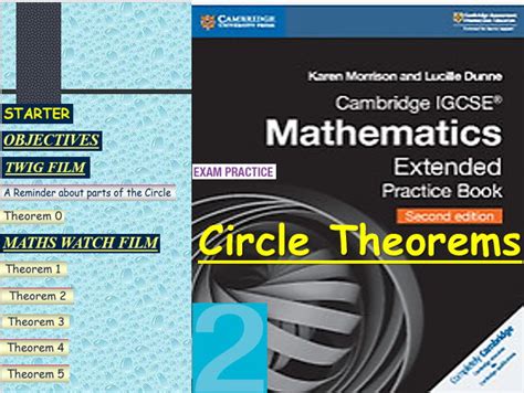 Comprehensive Revision Gcse On Circle Theorems Teaching Resources