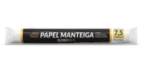 Papel Manteiga Rolo Cm X M P Bolo Assadeira Forno Mercadolivre